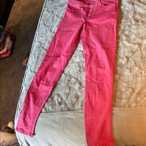 Cute Zara coral skinny jeans